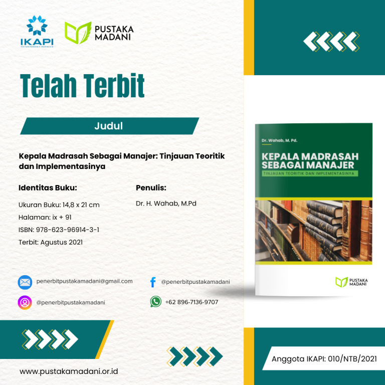Kepala Madrasah Sebagai Manajer: Tinjauan Teoritik dan Implementasinya