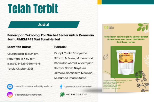 Penerapan Teknologi Foil Sachet Sealer untuk Kemasan Jamu UMKM P4S Sari Bumi Herbal