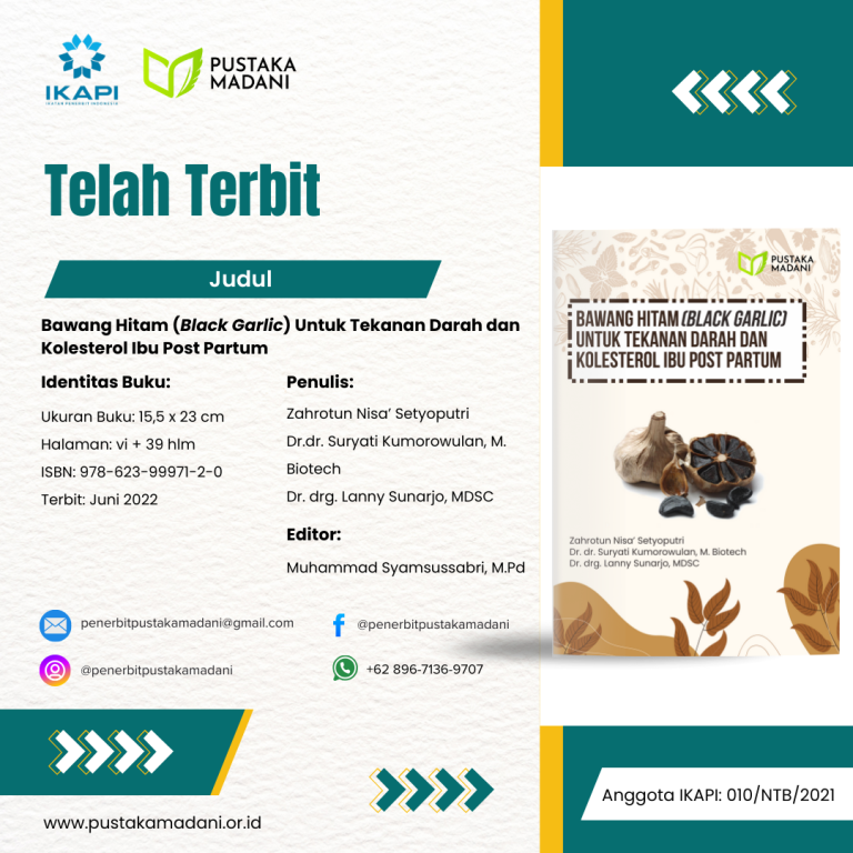 Bawang Hitam (Black Garlic) Untuk Tekanan Darah dan Kolesterol Ibu Post Partum