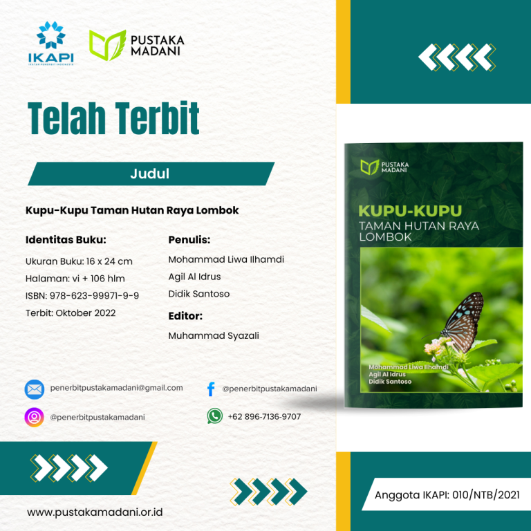 Kupu-Kupu Taman Hutan Raya Lombok